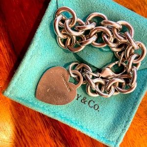 Authentic Tiffany and Co Heart Tag Bracelet